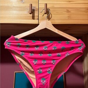 Pink Floral Bikini Bottoms